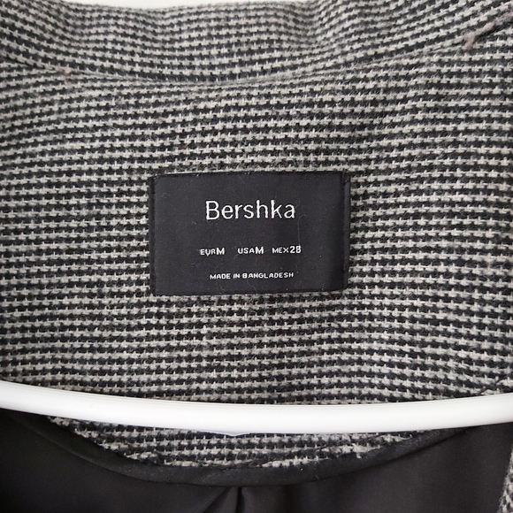 Bershka - Wool Mix Car Coat with Pockets - Picture 3 of 14